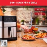 Moulinex EZ505D10 Easy Fry & Grill Digital Air Fryer 4.2L Single Bucket with 8 preset programs 1400W Inox