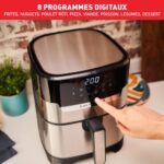 Moulinex EZ505D10 Easy Fry & Grill Digital Air Fryer 4.2L Single Bucket with 8 preset programs 1400W Inox