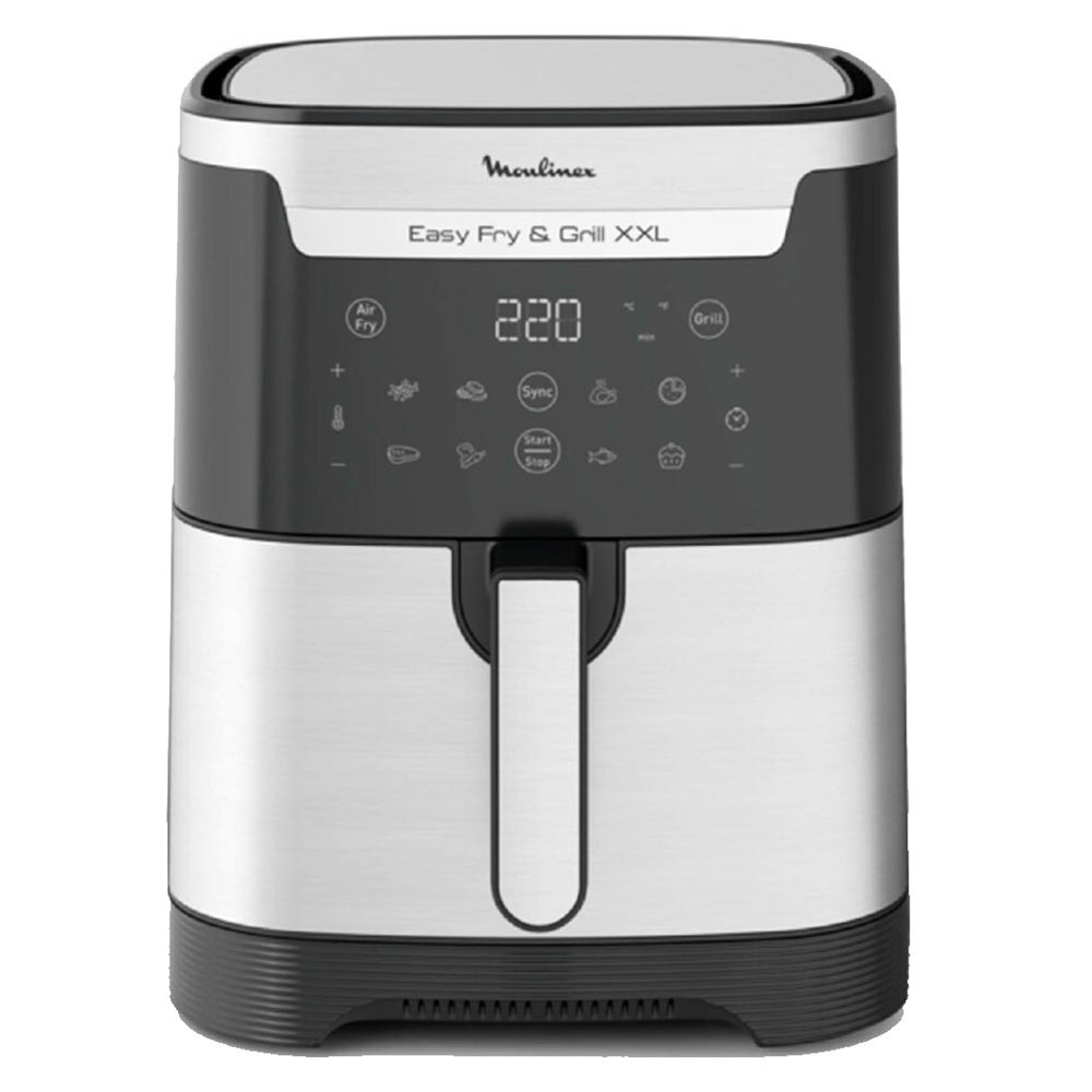 SKU1002994 Moulinex EZ801D10 Easy Fry & Grill XXL Air Fryer 6.5L Single Bucket with 8 preset programs 1830W Inox