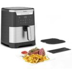 Moulinex EZ801D10 Easy Fry & Grill XXL Air Fryer 6.5L Single Bucket with 8 preset programs 1830W Inox