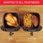 Moulinex EZ801D10 Easy Fry & Grill XXL Air Fryer 6.5L Single Bucket with 8 preset programs 1830W Inox