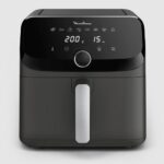Moulinex EZ855HF0 Easy Fry Mega Air Fryer 7.5L Single Bucket with 8 preset programs 2020W Black
