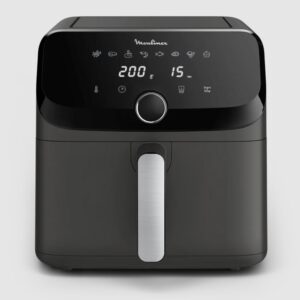 Moulinex EZ855HF0 Easy Fry Mega Air Fryer 7.5L Single Bucket with 8 preset programs 2020W Black