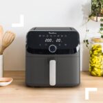 Moulinex EZ855HF0 Easy Fry Mega Air Fryer 7.5L Single Bucket with 8 preset programs 2020W Black