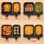 Moulinex EZ942BF0 Dual Easy Fry & Grill XXL Air Fryer 11.0L Double Bucket with 7 preset programs 2700W Black