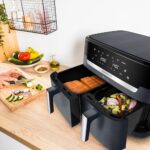 Moulinex EZ942BF0 Dual Easy Fry & Grill XXL Air Fryer 11.0L Double Bucket with 7 preset programs 2700W Black