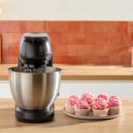 Moulinex QA525810 Bake Partner Stand Mixer with 5 attachments 4.6L 1100W Black