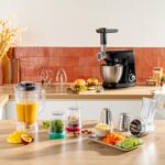 Moulinex QA525810 Bake Partner Stand Mixer with 5 attachments 4.6L 1100W Black