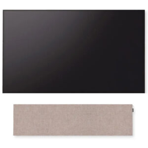 Canvas SOLO CSP+F77MO Hi-Fi Soundbar for 77" TV width Fabric Milled Ochre