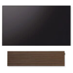 Canvas SOLO CSP+F77MA Hi-Fi Soundbar for 77" TV width Wood Mahogany