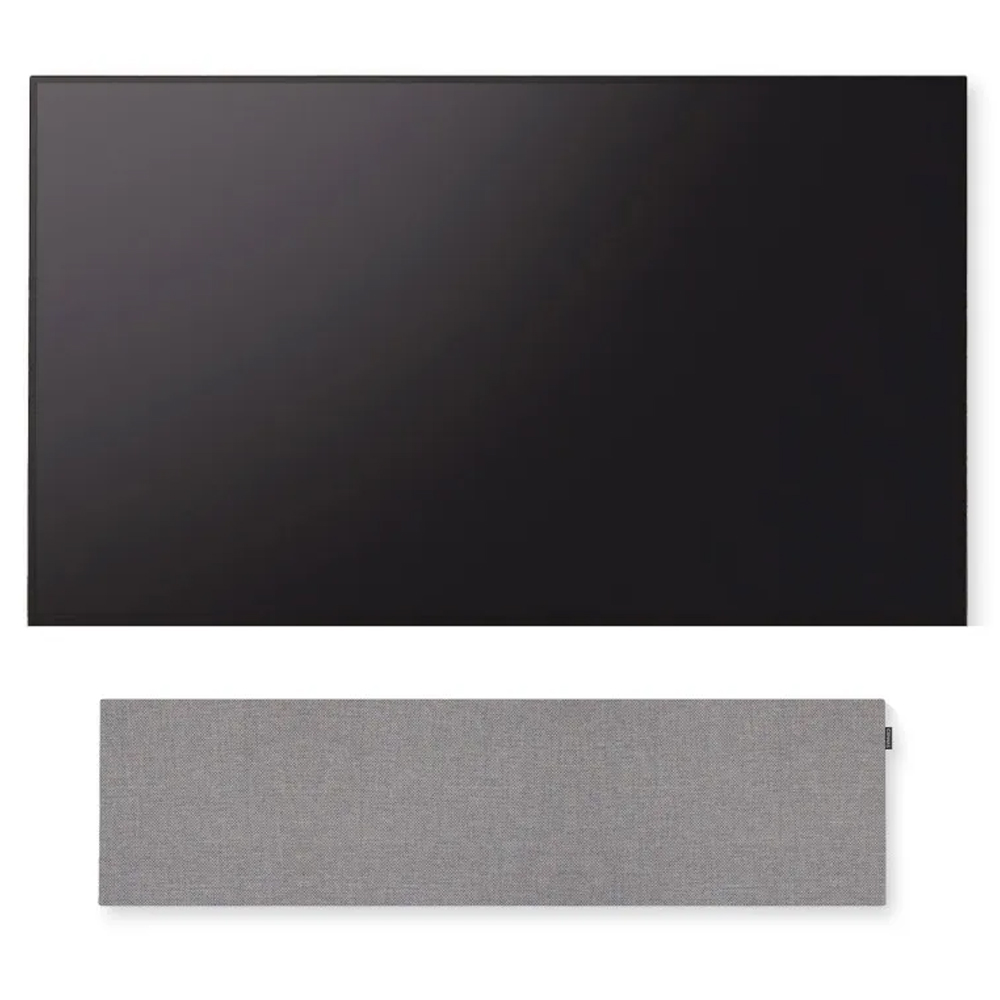 SKU1003058 Canvas SOLO CSP+F83UM Hi-Fi Soundbar for 83" TV width Fabric Umber