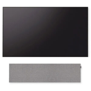 Canvas SOLO CSP+F85UM Hi-Fi Soundbar for 85" TV width Fabric Umber