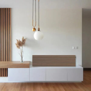 Canvas SOLO CSP+F85LO Hi-Fi Soundbar for 85" TV width Wood Light Oak