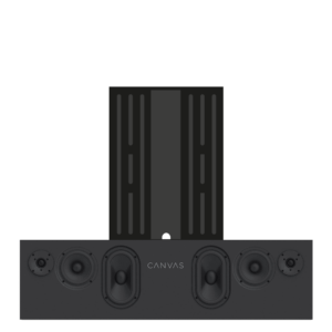 Canvas Universal TV Mount for 65" TVs Black