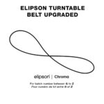 Elipson ELIBELTB Turntable Belt Upgraded
