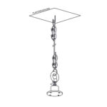 Elipson CEILING MOUNT (W35 Xi) ELIW35ADAKIT Ceiling Mount Gun Metal