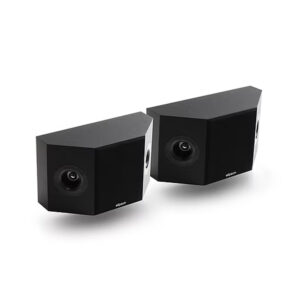 Elipson Prestige Facet 7SR ELIPF7SRBK Pair of Bass-reflex 2-way Wired Suround Speakers 80 W (RMS) Black