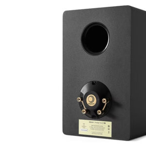 Elipson Prestige Facet II 8B ELIPF28BMBKG Pair of Bookshelf 2-way Wired Speakers 85 W (RMS) Black/Gold