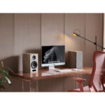 Elipson Horus 6B Active BT ELIHOR6BBTLWB Pair of Bookshelf Active Bluetooth Stereo 2-way Speakers 50 W (RMS) Light wood - Beige