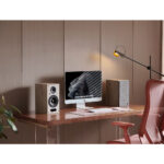 Elipson Horus 6B Active BT ELIHOR6BBTWNDG Pair of Bookshelf Active Bluetooth Stereo 2-way Speakers 50 W (RMS) Walnut