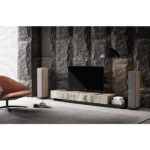 Elipson HORUS 11F ELIHOR6BLWB Freestanding 2 1/2-way Wired Speaker 120 W (RMS) Light wood - Beige