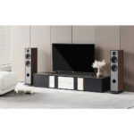 Elipson HORUS 11F ELIHOR6BWNDG Freestanding 2 1/2-way Wired Speaker 120 W (RMS) Walnut