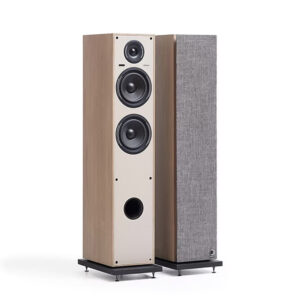 Elipson Horus 11F Active BT ELIHOR6BBTLWB Pair of Freestanding Active Bluetooth Stereo 2-way Speakers 50 W (RMS) Light wood - Beige