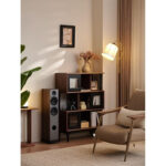 Elipson Horus 11F Active BT ELIHOR6BBTLWB Pair of Freestanding Active Bluetooth Stereo 2-way Speakers 50 W (RMS) Light wood - Beige
