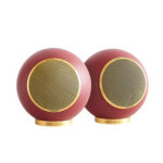 Elipson Planet L Performance ELIPLALPER2BDG Pair of Bookshelf 2-way Wired Speakers 100 W (RMS) Burgundy Gold