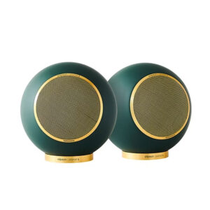 Elipson Planet L Performance ELIPLALPER2DGG Pair of Bookshelf 2-way Wired Speakers 100 W (RMS) Dark Green Gold