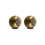 Elipson Planet M ELIPLAM2GD Pair of Bookshelf 2-way Wired Speakers 40 W (RMS) Gold