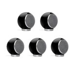 Elipson Planet M ELIPLAM5BK Set of 5 Bookshelf 2-way Wired Speakers 40 W (RMS) Glossy Black