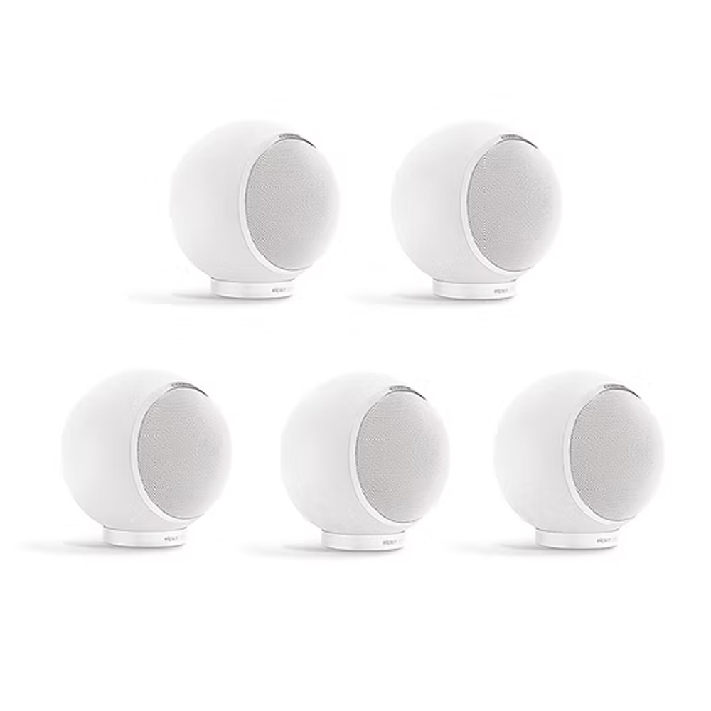SKU1003421 Elipson Planet M ELIPLAM5MWT Set of 5 Bookshelf 2-way Wired Speakers 40 W (RMS) Mercury Ice