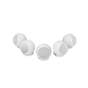 Elipson Planet M ELIPLAM5MWT Set of 5 Bookshelf 2-way Wired Speakers 40 W (RMS) Mercury Ice