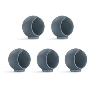 Elipson Planet M ELIPLAM5NB Set of 5 Bookshelf 2-way Wired Speakers 40 W (RMS) Neptune Stone