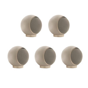 Elipson Planet M ELIPLAM5SD Set of 5 Bookshelf 2-way Wired Speakers 40 W (RMS) Saturn Dust