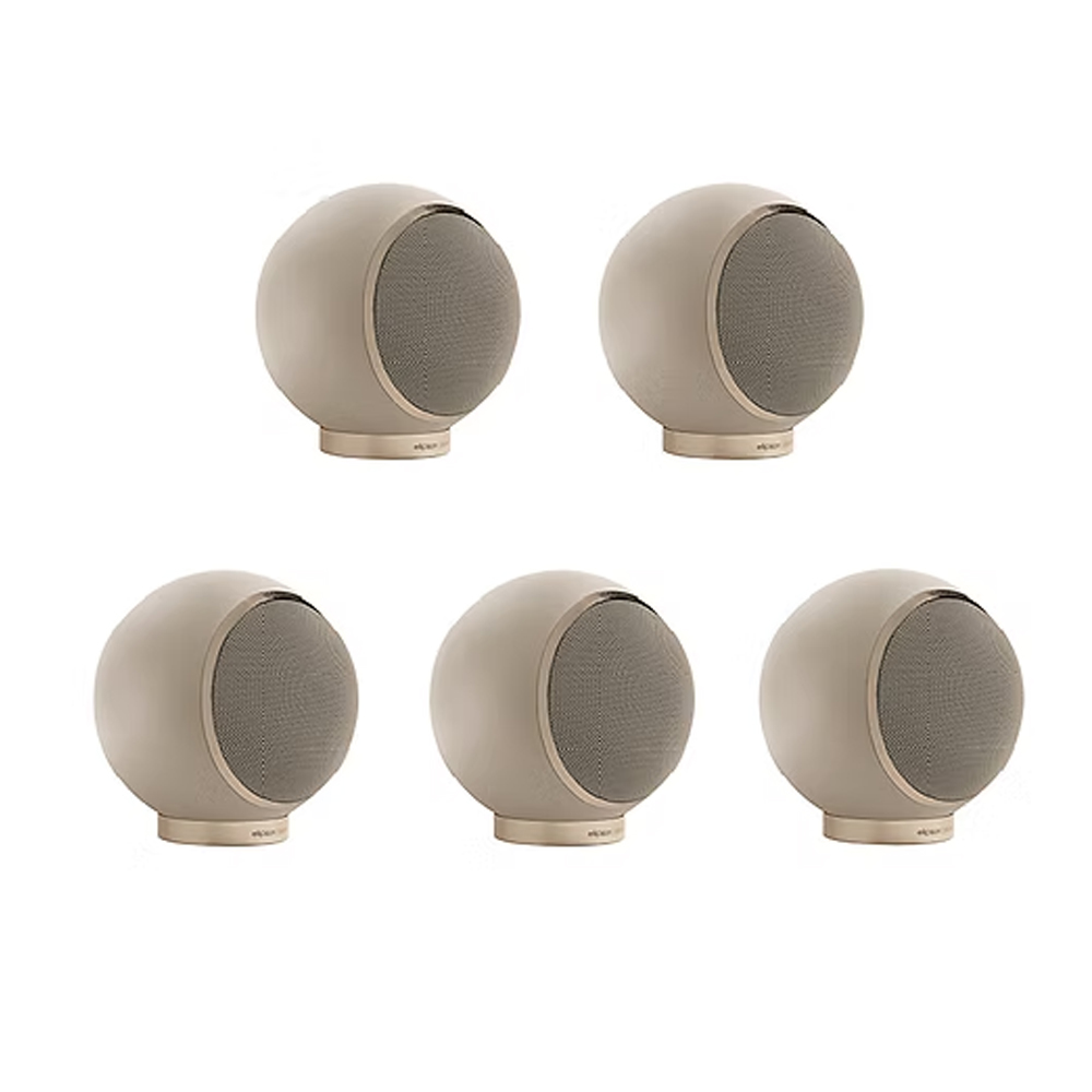 SKU1003423 Elipson Planet M ELIPLAM5SD Set of 5 Bookshelf 2-way Wired Speakers 40 W (RMS) Saturn Dust