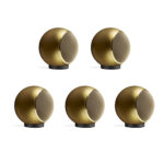 Elipson Planet M ELIPLAM5GD Set of 5 Bookshelf 2-way Wired Speakers 40 W (RMS) Gold