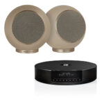 Elipson ELIMSCONSD Set of 1 x Music System Music center Connect HD & a Pair of Planet L Wired Speakers Saturn Dust