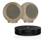 Elipson ELIMSCONPERBG Set of 1 x Music System Music center Connect HD & a Pair of Planet L Performance Wired Speakers Beige