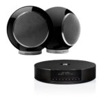 Elipson ELIMSCONPERBK Set of 1 x Music System Music center Connect HD & a Pair of Planet L Performance Wired Speakers Glossy Black
