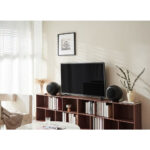 Elipson ELIMSCONPERMBK Set of 1 x Music System Music center Connect HD & a Pair of Planet L Performance Wired Speakers Matt Black