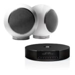 Elipson ELIMSCONPERWT Set of 1 x Music System Music center Connect HD & a Pair of Planet L Performance Wired Speakers Glossy White