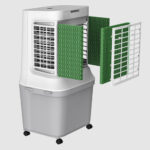 Crystal Air DF-AF1313C Air Cooler 10 Ltr 3 Speed 90W White