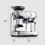 Sage SES882BSS4GUK1 the Barista Touch™ Impress – with Cold Extraction Been to Cup Espresso Coffee Machine Brushed Stainless Steel
