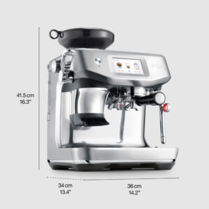 Sage SES882BSS4GUK1 the Barista Touch™ Impress – with Cold Extraction Been to Cup Espresso Coffee Machine Brushed Stainless Steel
