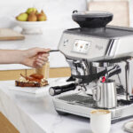 Sage SES882BST4GUK1 the Barista Touch™ Impress – with Cold Extraction Been to Cup Espresso Coffee Machine Brushed Black Stainless Steel