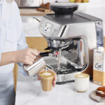 Sage SES882BST4GUK1 the Barista Touch™ Impress – with Cold Extraction Been to Cup Espresso Coffee Machine Brushed Black Stainless Steel