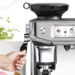 Sage SES882BST4GUK1 the Barista Touch™ Impress – with Cold Extraction Been to Cup Espresso Coffee Machine Brushed Black Stainless Steel