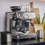 Sage SES876BTR4GUK1 the Barista Express™ Impress Been to Cup Espresso Coffee Machine Brushed Black Truffle